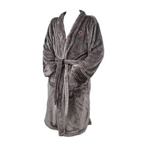 NFL Chicago Bears Ribbed Silk Touch Robe Grey, One Size
